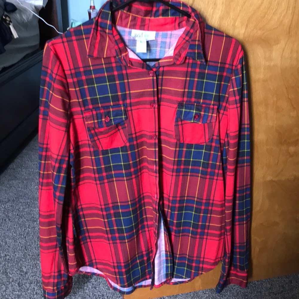 Flannel button up
